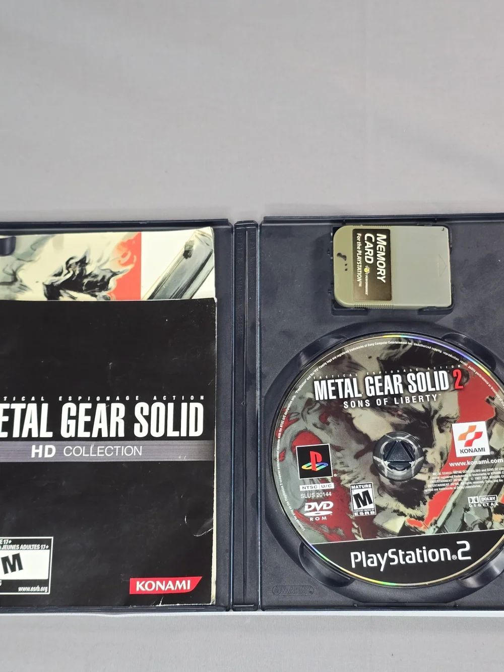 Metal Gear Solid 2: Sons of Liberty – PS2 – Complete w/ Manual & Memory Card